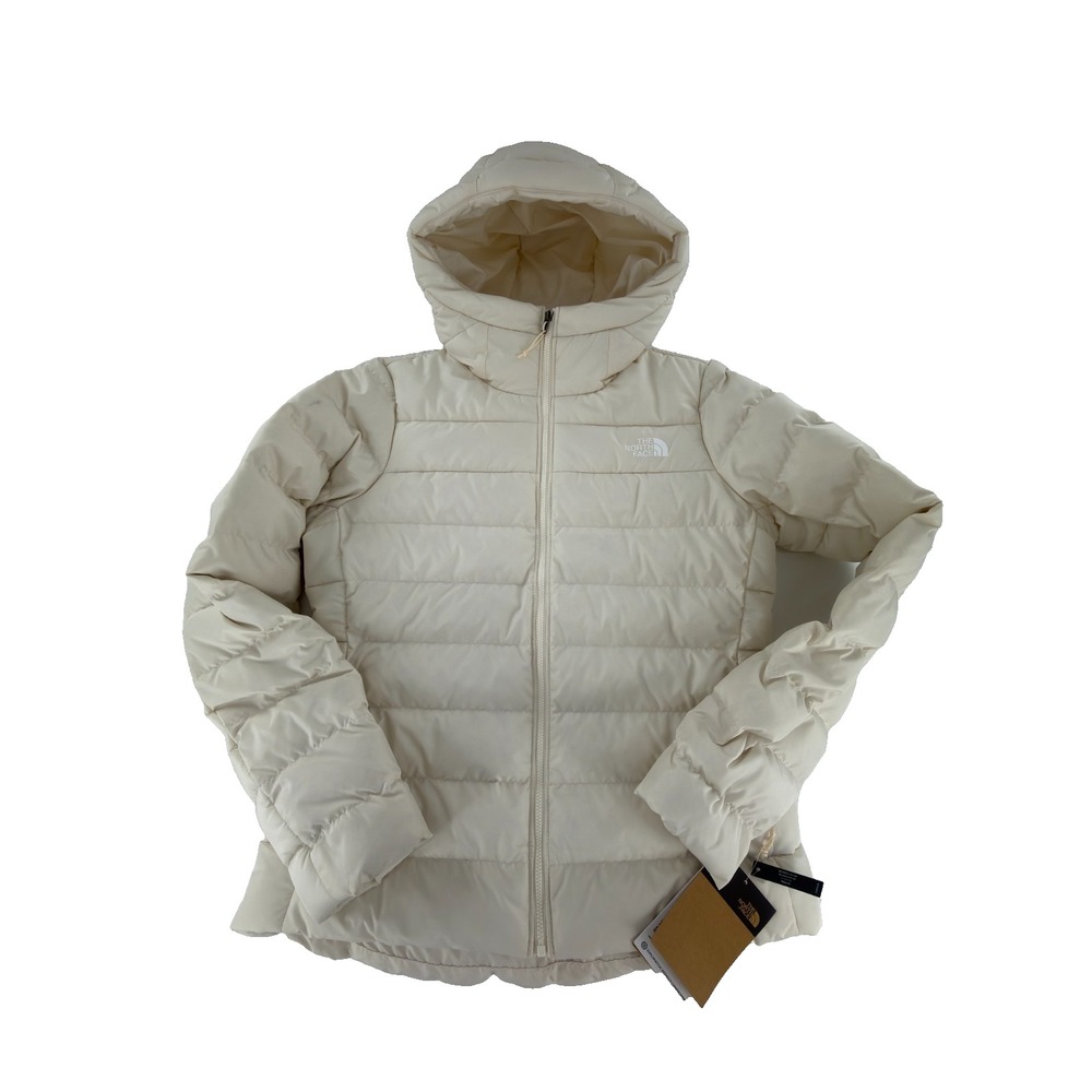 The North Face Women Aconcagua 3 Hoodie Jacket White Dune NF0A84VQ Medium M NWT